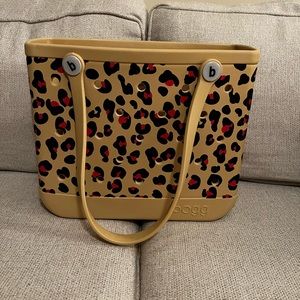 Baby Pink Leopard Bogg Bag